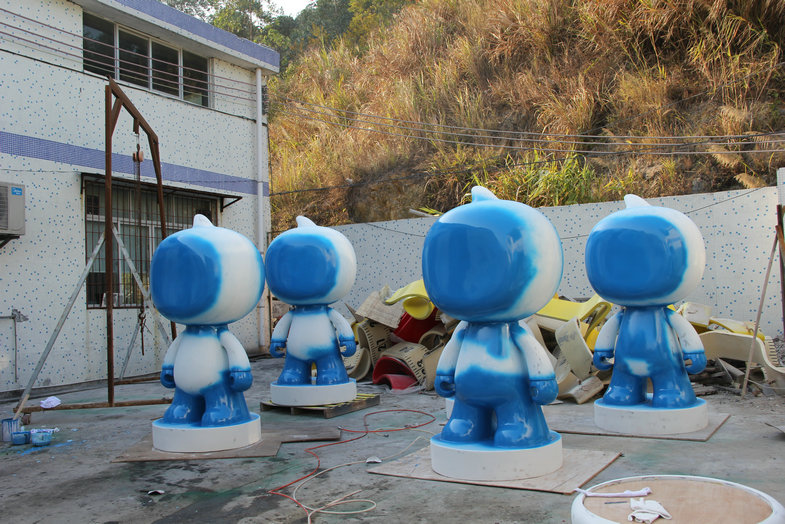 玻璃钢雕塑吉祥娃娃 - 北京玻璃钢家具|玻璃钢制品厂|玻.